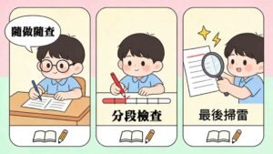 考試做完先檢查？太遲啦！香港學生必學「分段檢查法」，杜絕一錯再錯