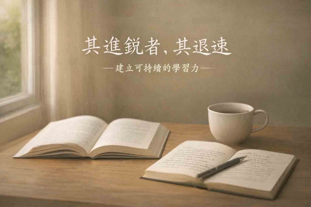 其進銳者，其退速 —— 如何建立可持續的學習力