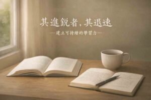 其進銳者，其退速 —— 如何建立可持續的學習力